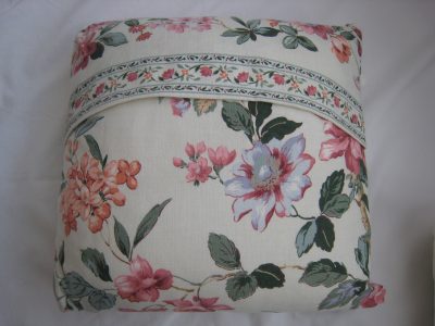 Vintage linen cushion